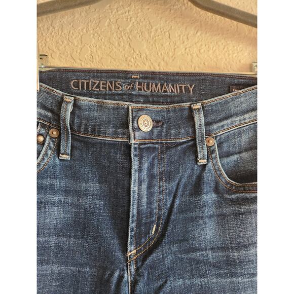 Citizens of Humanity Emannuelle Slim Boot Dark Wash Women's Denim Jeans 27 - Picture 3 of 12